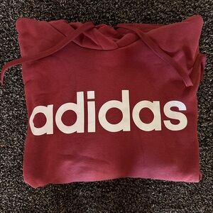 Adidas Burgundy Hoodie